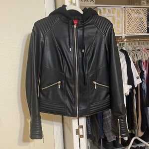 Faux leather Guess moto Jacket.